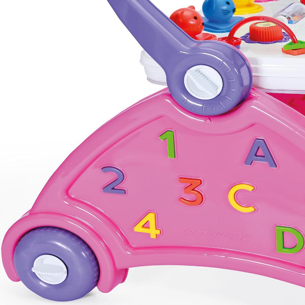 Andador Didatico 6167 Rosa Poliplac