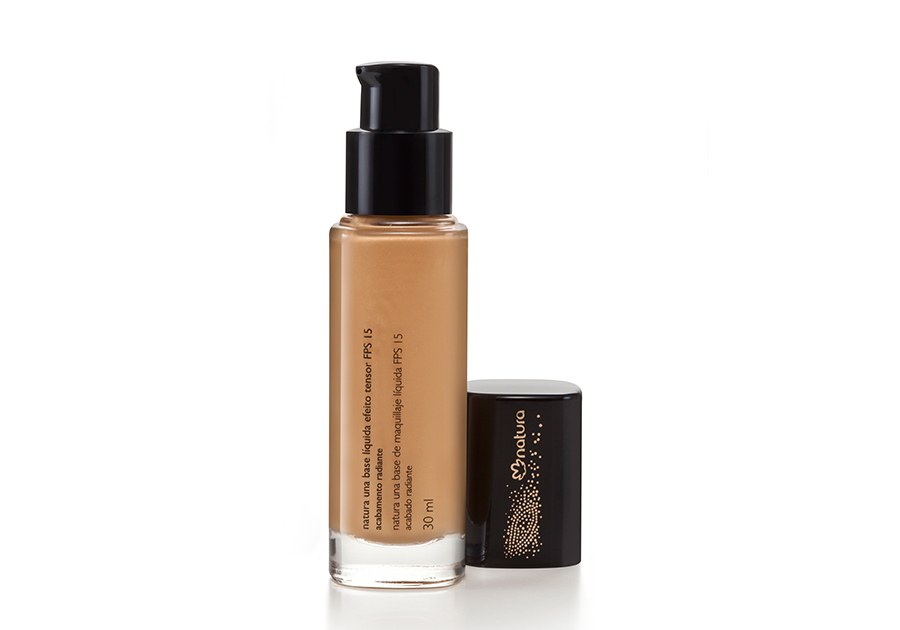 Base L�quida Efeito Tensor Fps15 Una - 30Ml - Marrom-Claro