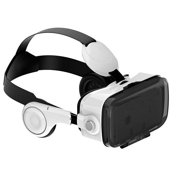 �culos De Realidade Virtual 3D Glass Fov:120 Com Fone De Ouvido - Branco/Preto