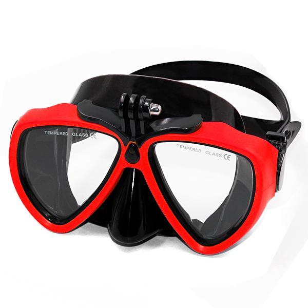 �culos De Mergulho Para C�meras De A��o Telesin Gp-Div-Gs2 - Vermelho/Preto